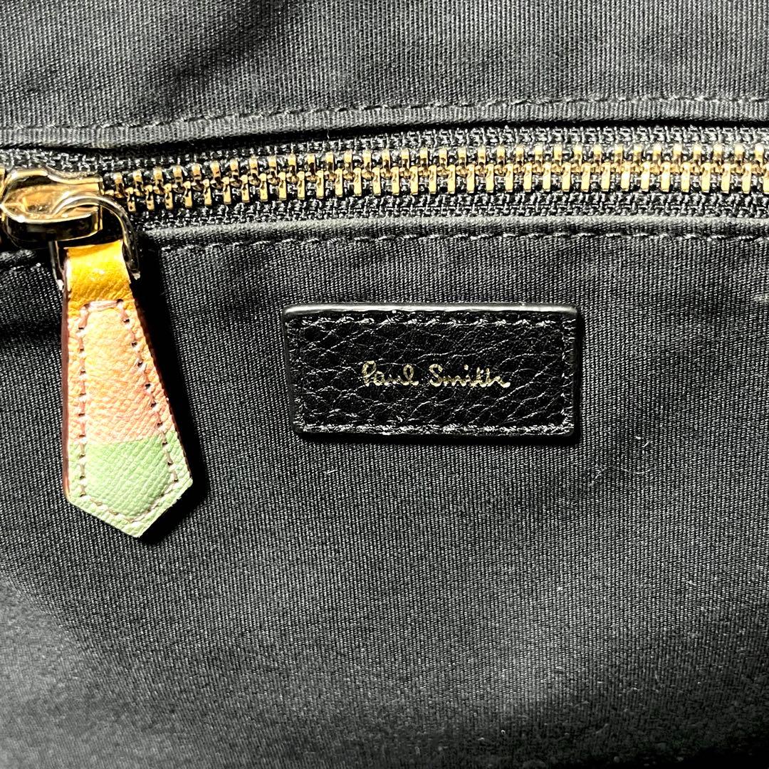 ✨入手困難✨ポールスミス トートバッグ オールレザー マルチストライプ A4可能