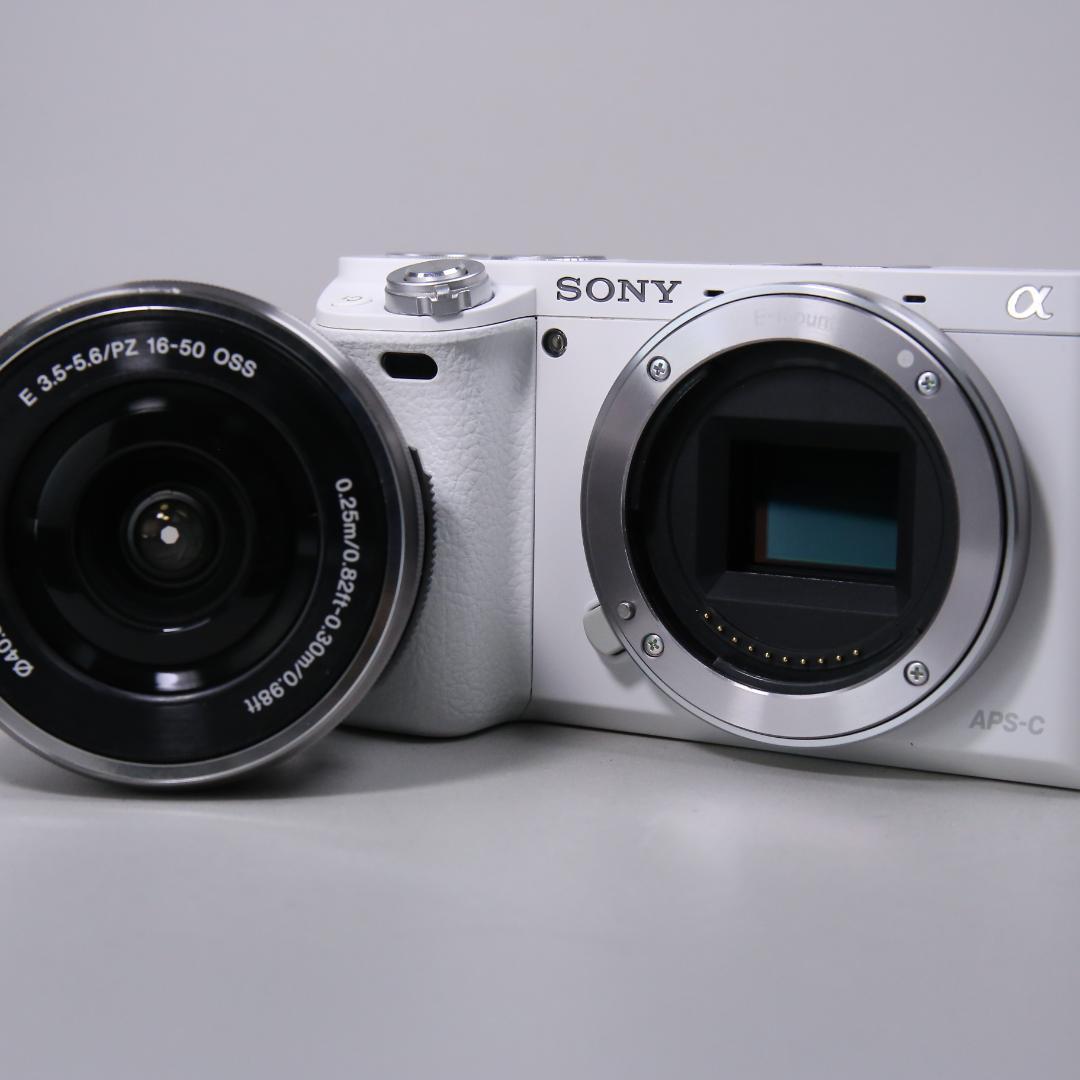 ☆ショット7905回☆SONY a6000 標準ズーム ホワイト　＃401