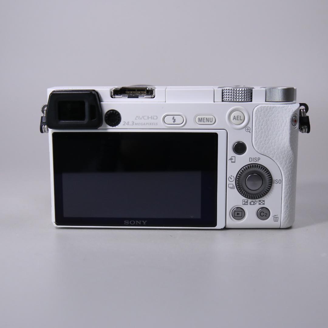 ☆ショット7905回☆SONY a6000 標準ズーム ホワイト　＃401