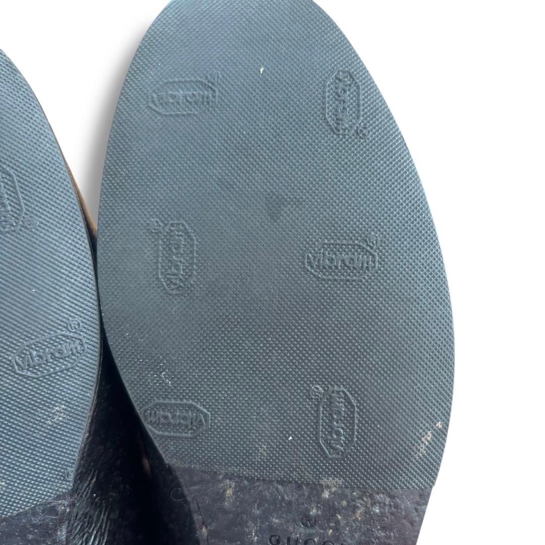 ^*^様 【美品】GUCCI グッチ1953 ホースビットローファー パテントレ