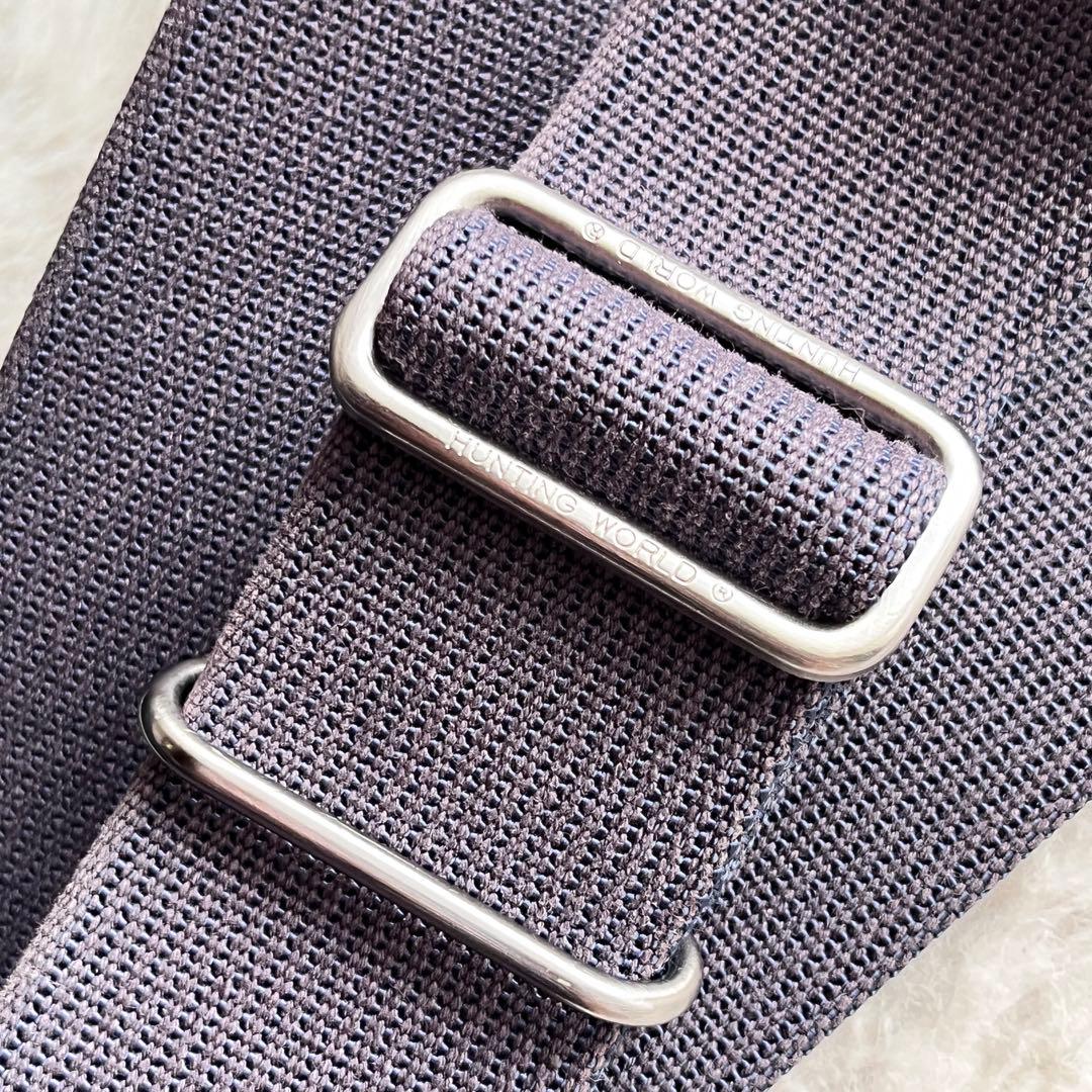 美品✨HUNTING WORLD デニム ショルダー メッセンジャーバッグ