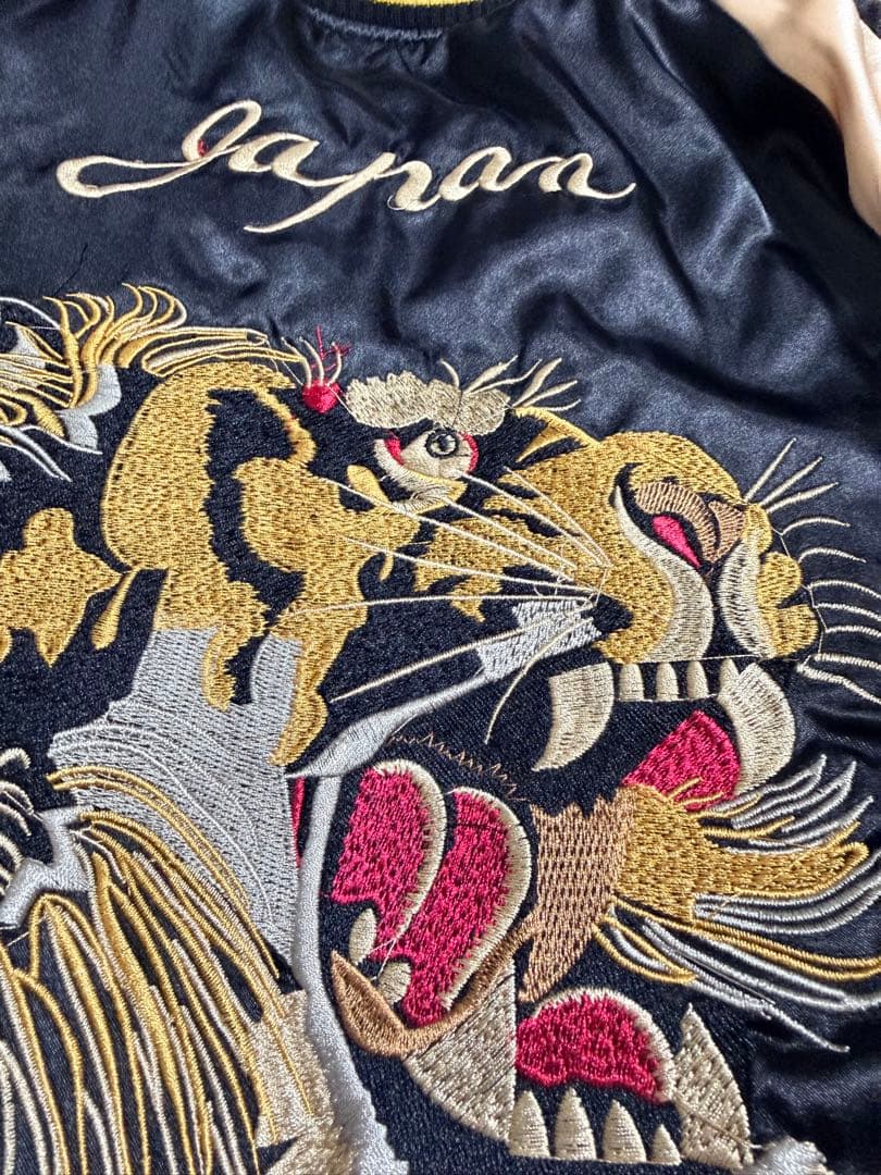 美品 サムライ 別珍 DRAGON 虎 日本限定 スカジャン vintage