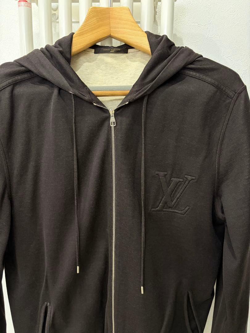Louis Vuitton ルイヴィトン メンズ フルジップ パーカー 濃茶
