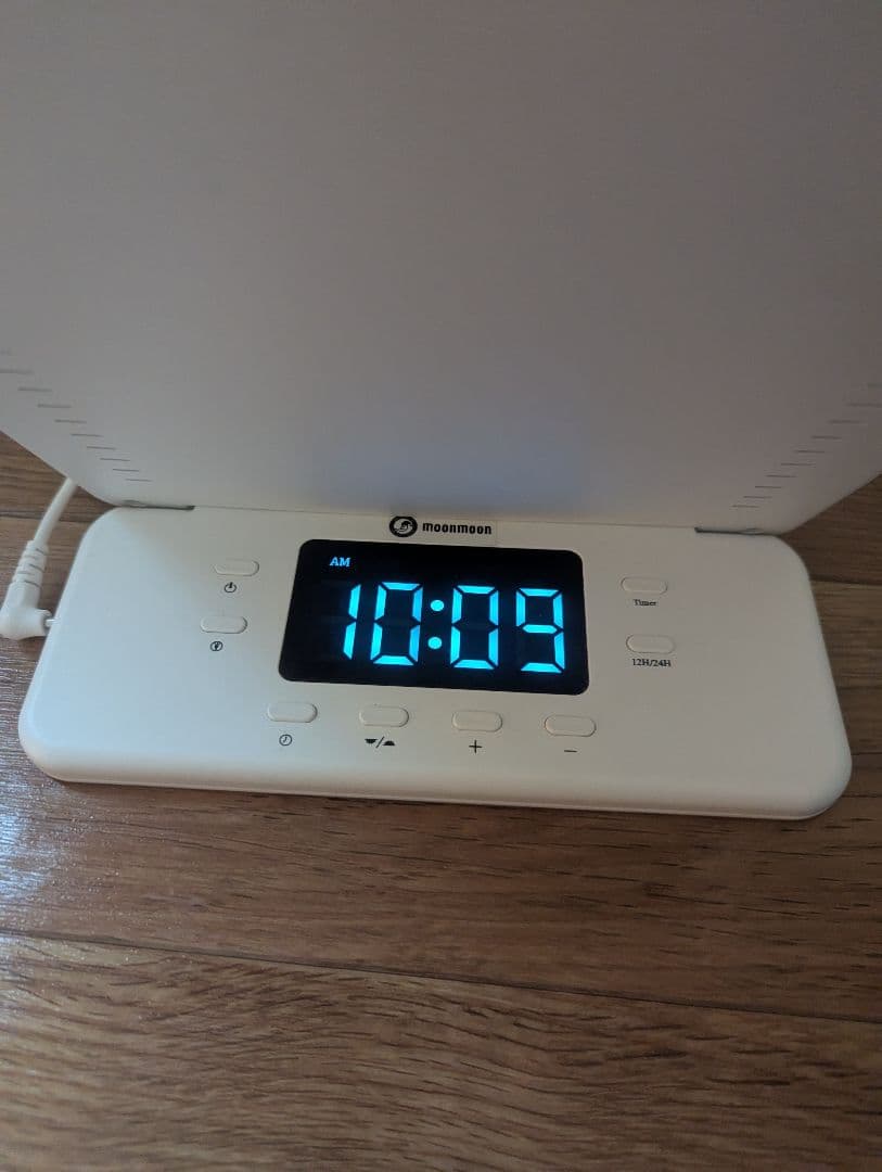 動作確認　トトノエライト　プレーン　光目覚まし　moonmoon　ムーン・ムーン