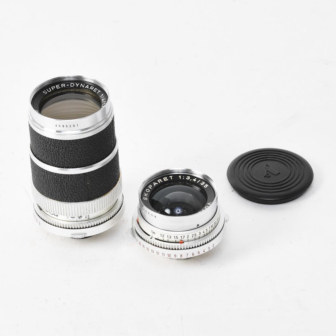 フォクトレンダー デッケルマウントレンズ 2本セット 35mm 135mm