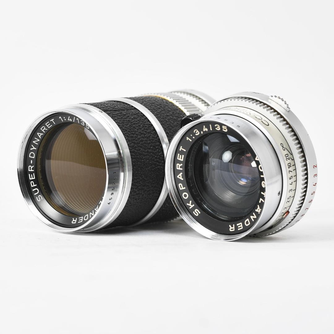 フォクトレンダー デッケルマウントレンズ 2本セット 35mm 135mm