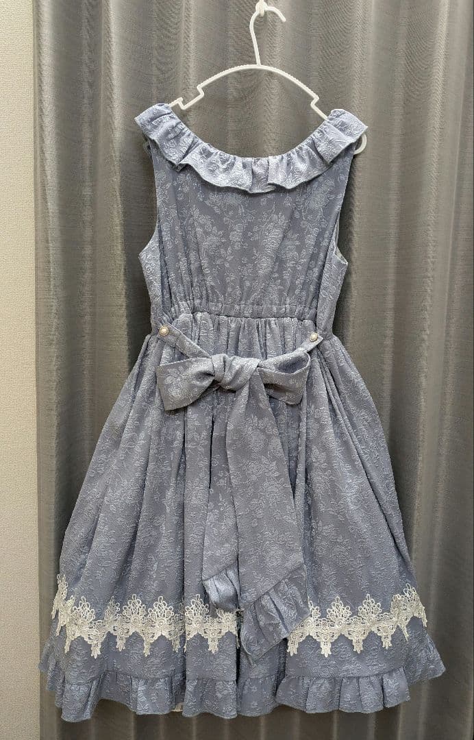 axes femme kawaii ロココ　ジャンパースカート ブルー