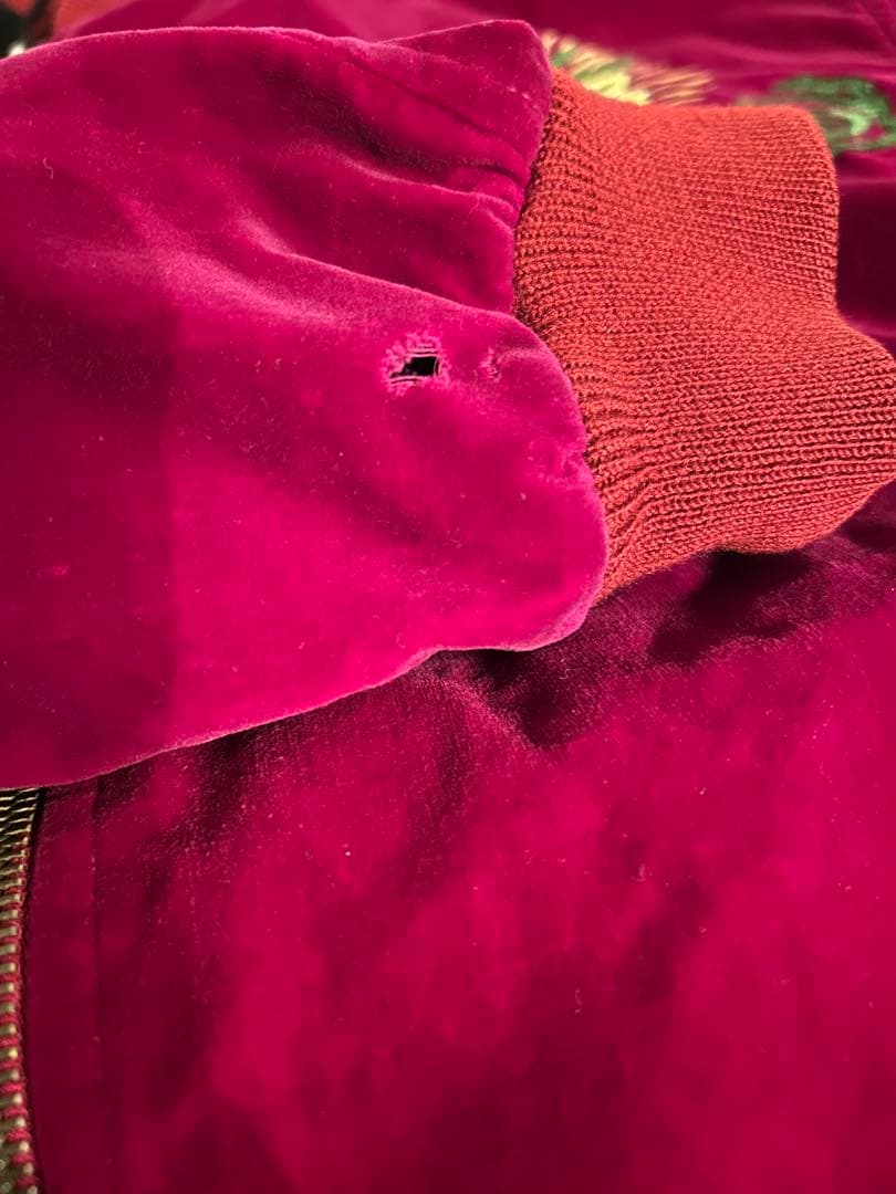 クリームソーダ　リバーシブルスカジャン　ダメージ、汚れあり