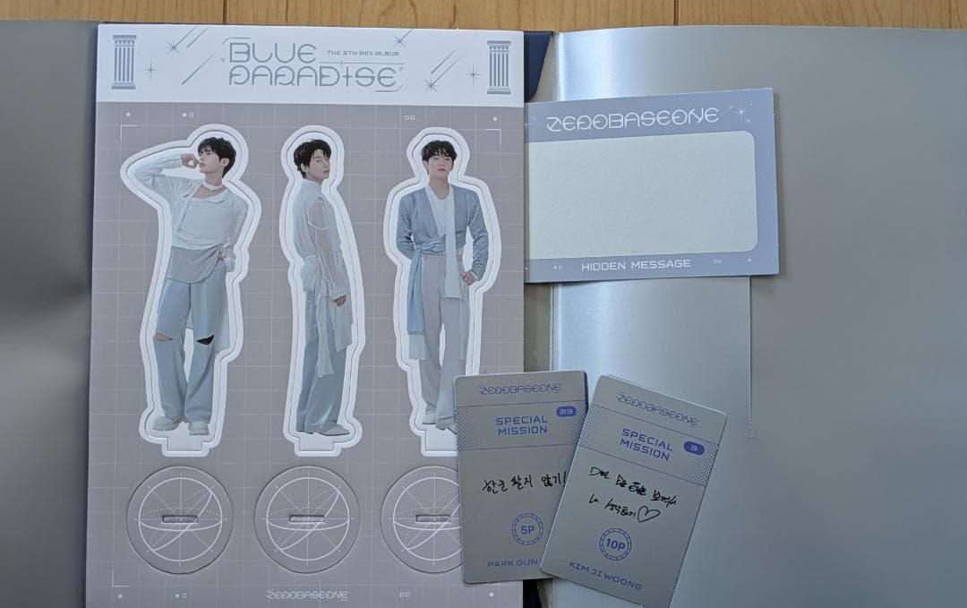 ★非売品◆サインCD◆ZEROBASEONE◆BLUE PARADISE◆ZB1