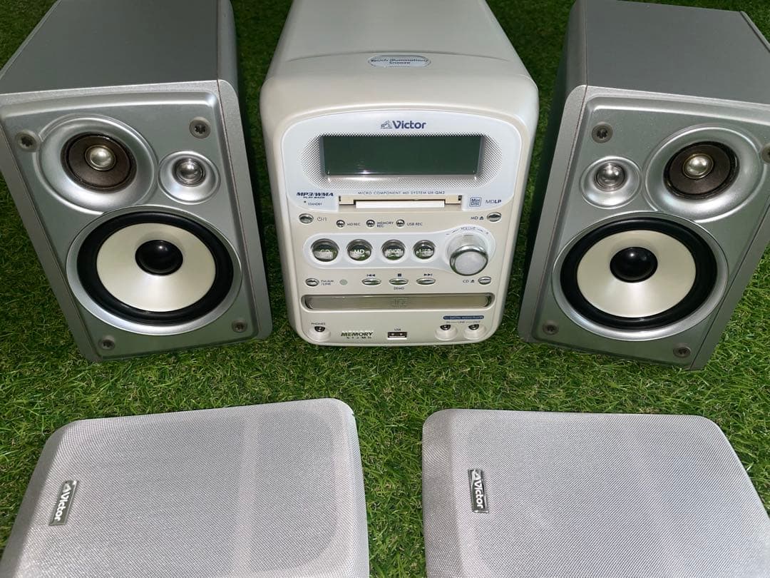 【美品】Victor UX-QM3 MD/CD/USB対応 ミニコンポ08年製