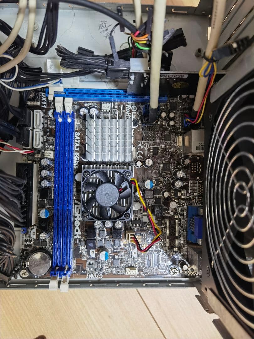 自作NAS PC AMD-C70 Windows10 ASRock