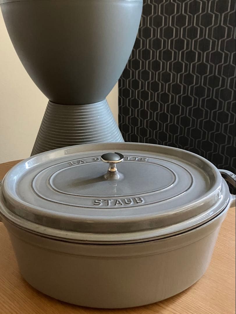 STAUB ピコ・ココット37 オーバル　グレー