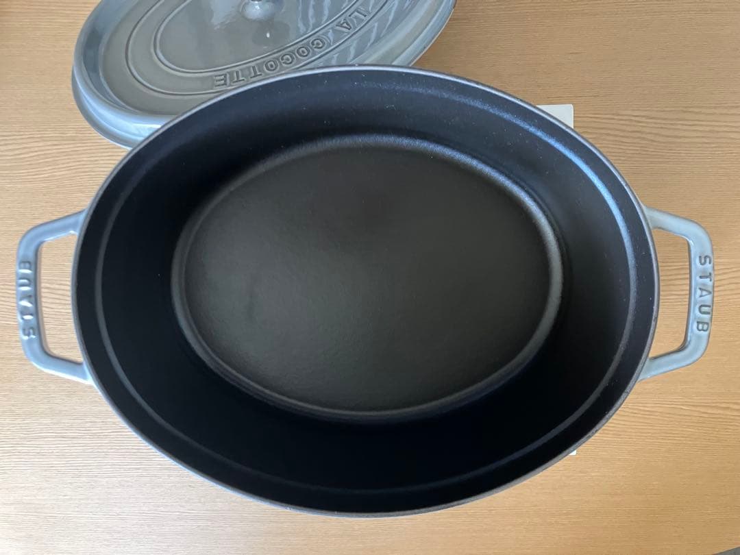 STAUB ピコ・ココット37 オーバル　グレー