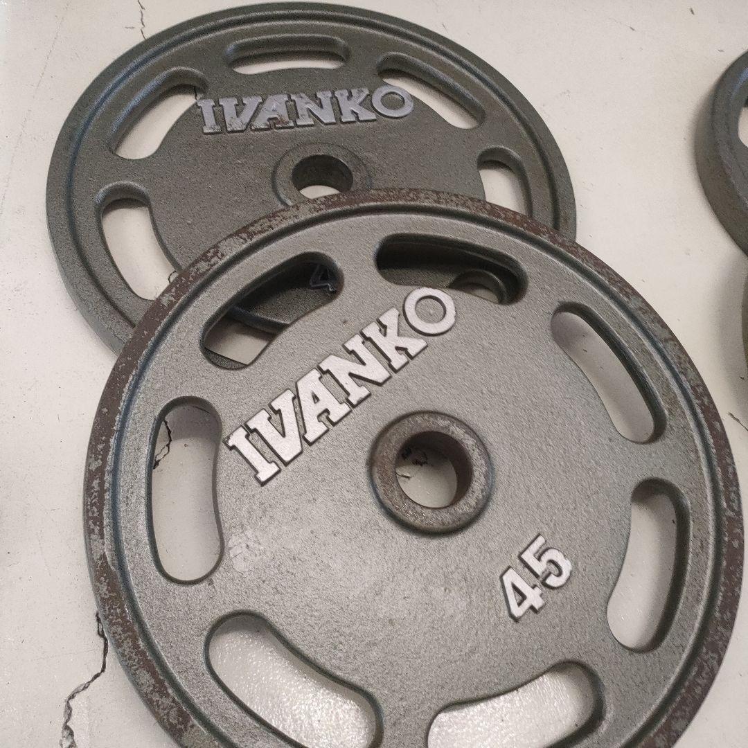 7/1001m01 IVANKO 45ポンド ダンベルプレート　2枚
