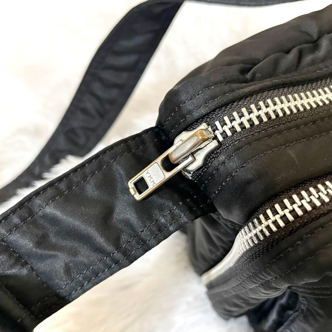 【廃盤品】 PORTER ポーター タンカー 2層 ショルダーバッグ S 黒