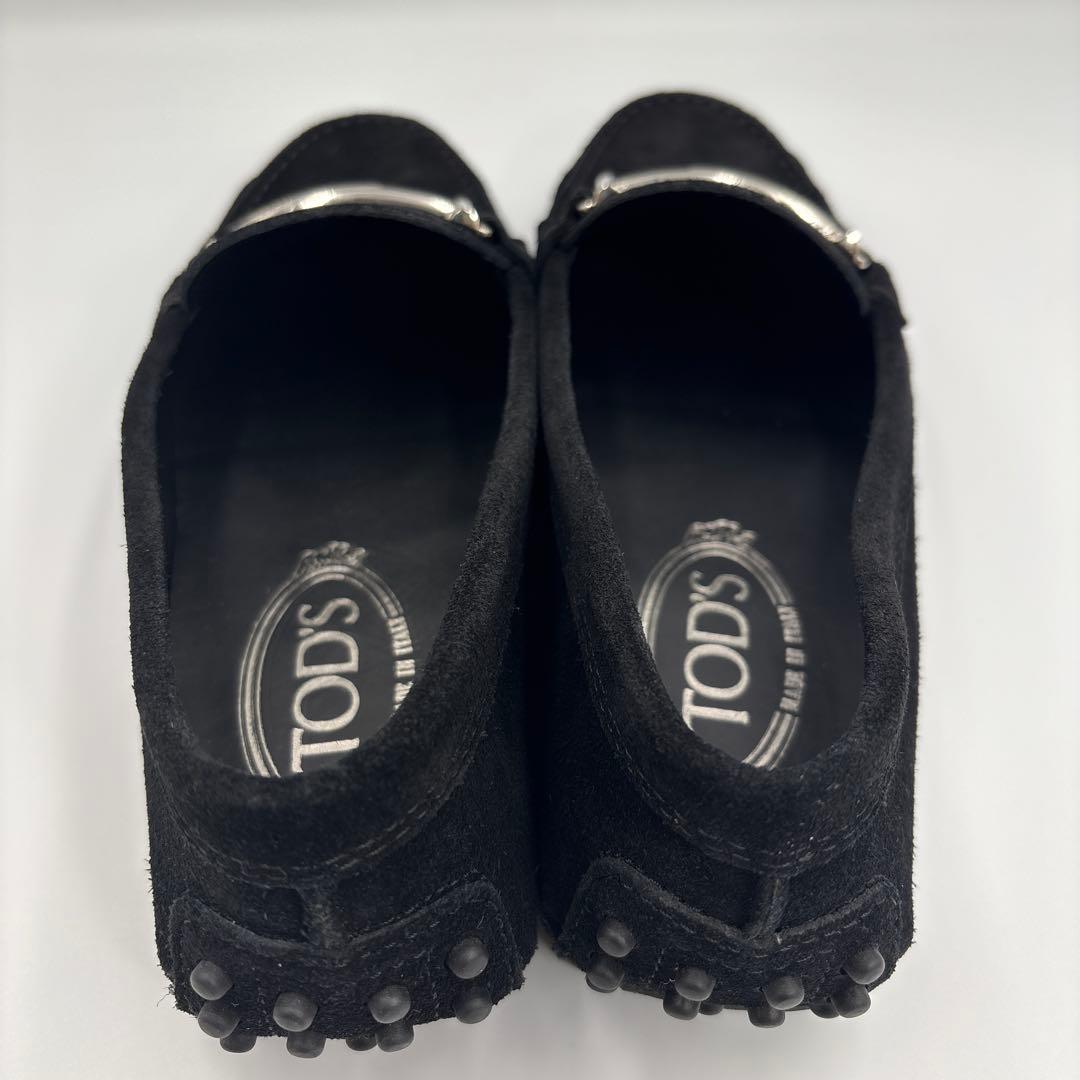 新品級✨TOD'S トッズ　ダブルT ブラック　スエード　ローファー　ビブラム