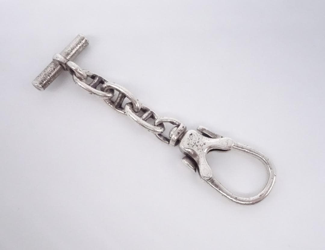 HERMES エルメス シェーヌダンクル キーホルダー キーリング ヴィンテージ