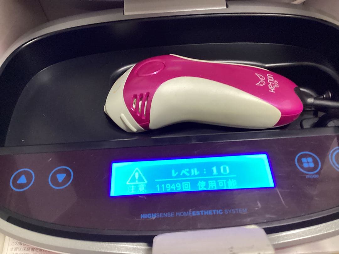 ケノン6、2ver KE-NON 脱毛器 ピンク ストロングカートリッジ付き