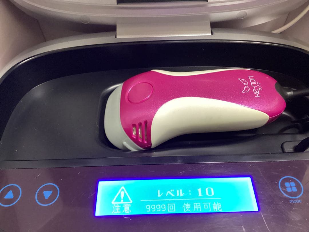 ケノン6、2ver KE-NON 脱毛器 ピンク ストロングカートリッジ付き