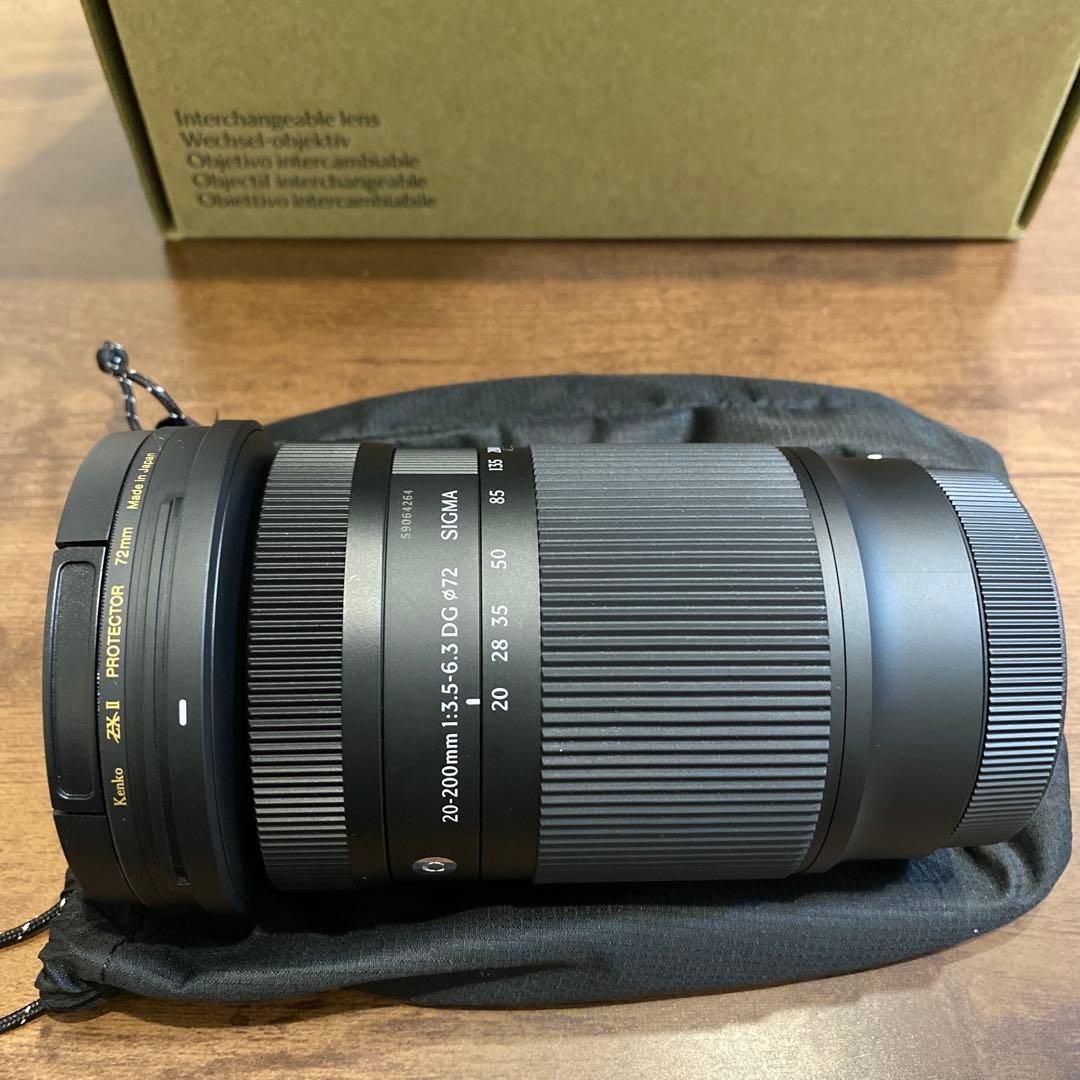 シグマ20-200mm F3.5-6.3 DG Lマウント　ZXⅡおまけ付き
