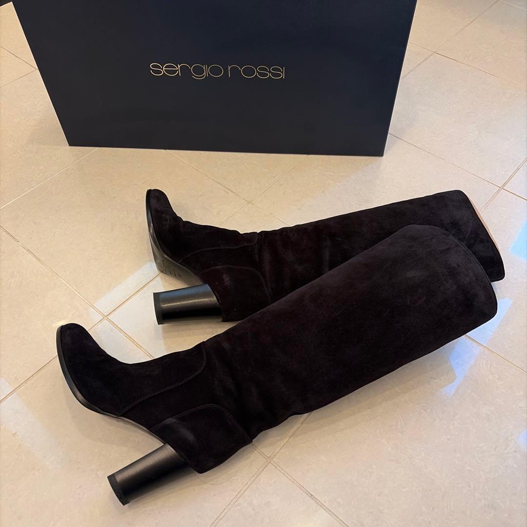 ★美品★Sergio Rossi★ロングブーツ★39サイズ★未使用に近い★