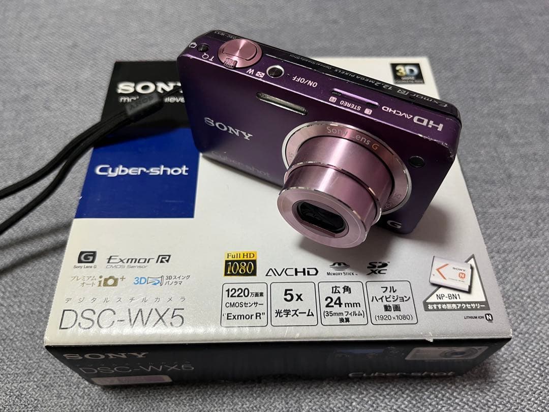 SONY Cyber-shot DSC-WX5 パープル