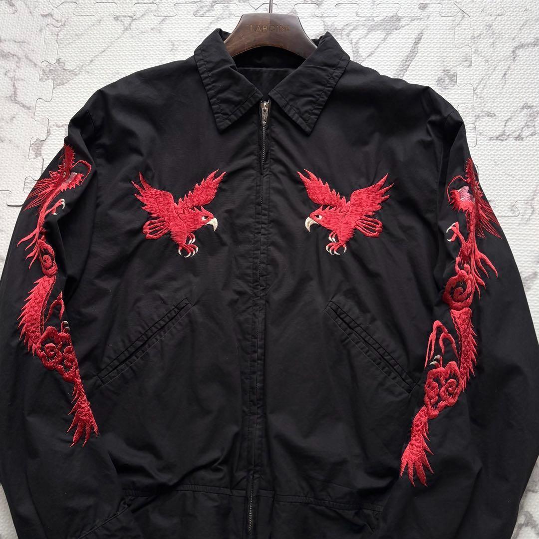 美品✨テーラー東洋 リバーシブル スーベニアジャケット 赤虎