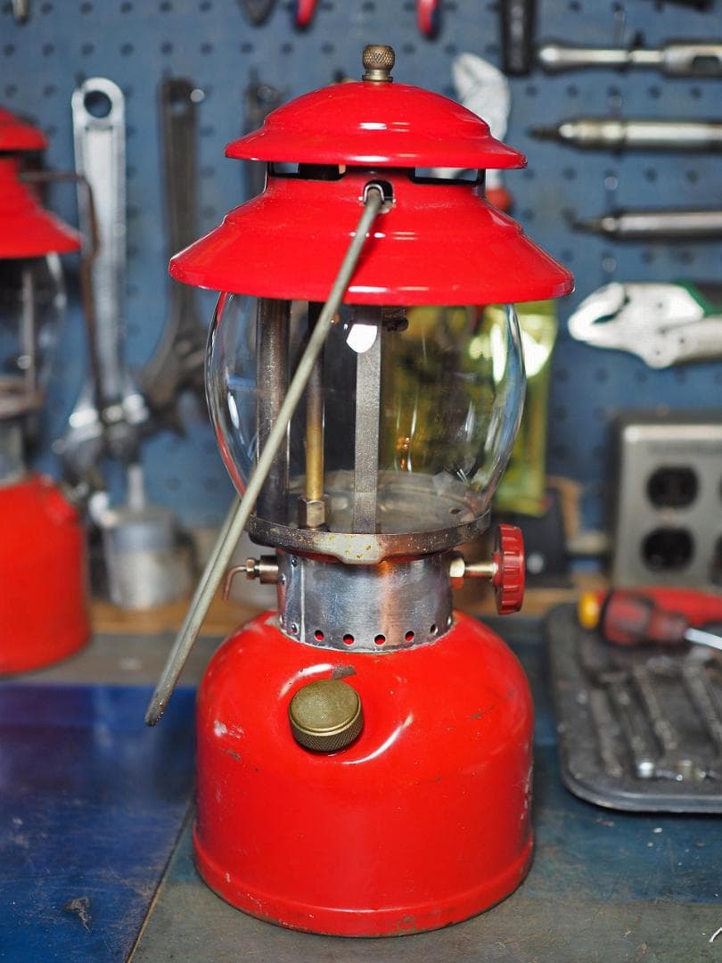 美品1963年8月 コールマン 200A ランタン （通称レッドボーダー）t91