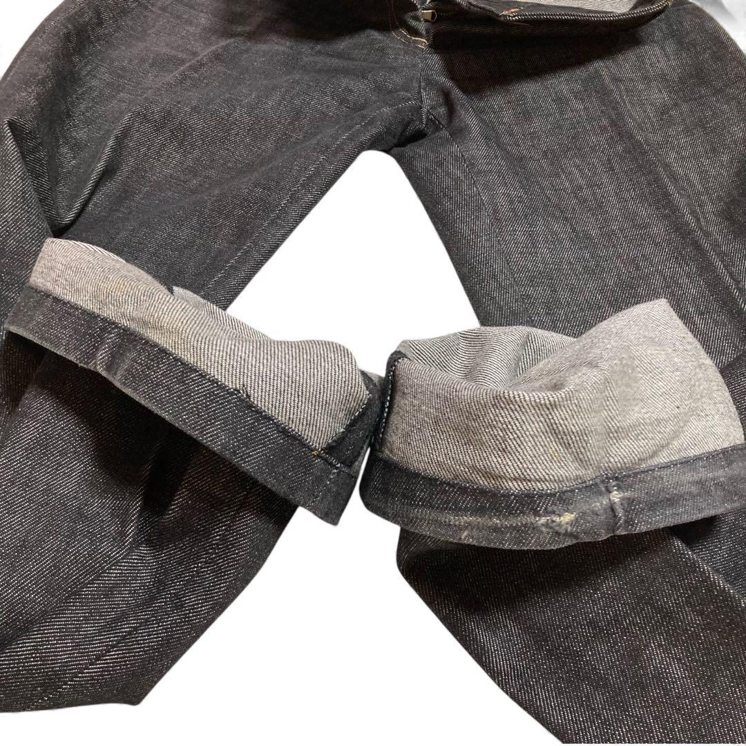 レア★ドルチェ＆ガッバーナ デニムパンツ ロゴ金具 バタフライ刺繍ポケット 40