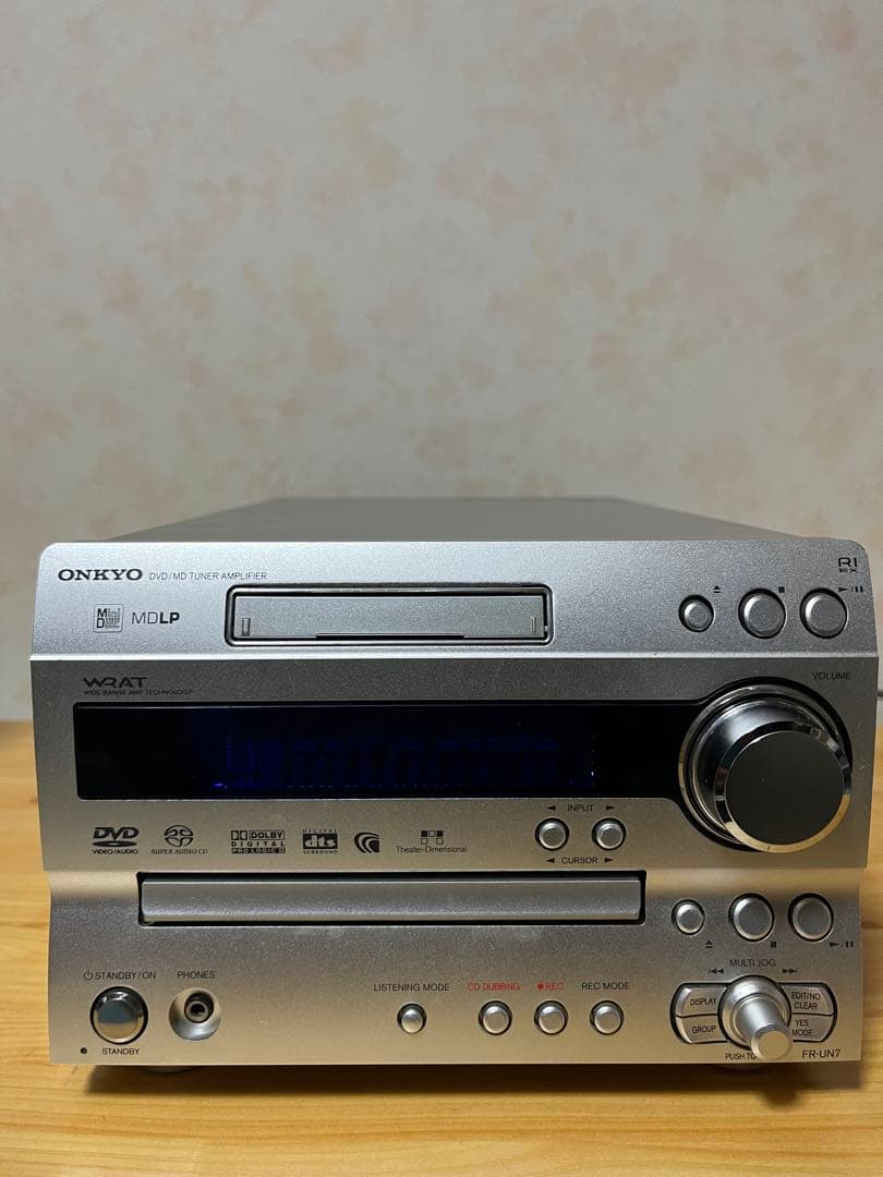 ONKYOオンキョー FR-UN7 ミニコンポ アンテナ・リモコン付き