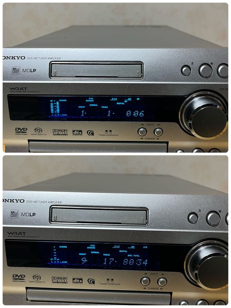 ONKYOオンキョー FR-UN7 ミニコンポ アンテナ・リモコン付き