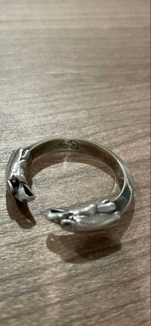 アクセサリー LARRY SMITH DOUBLE EAGLE HEAD RING