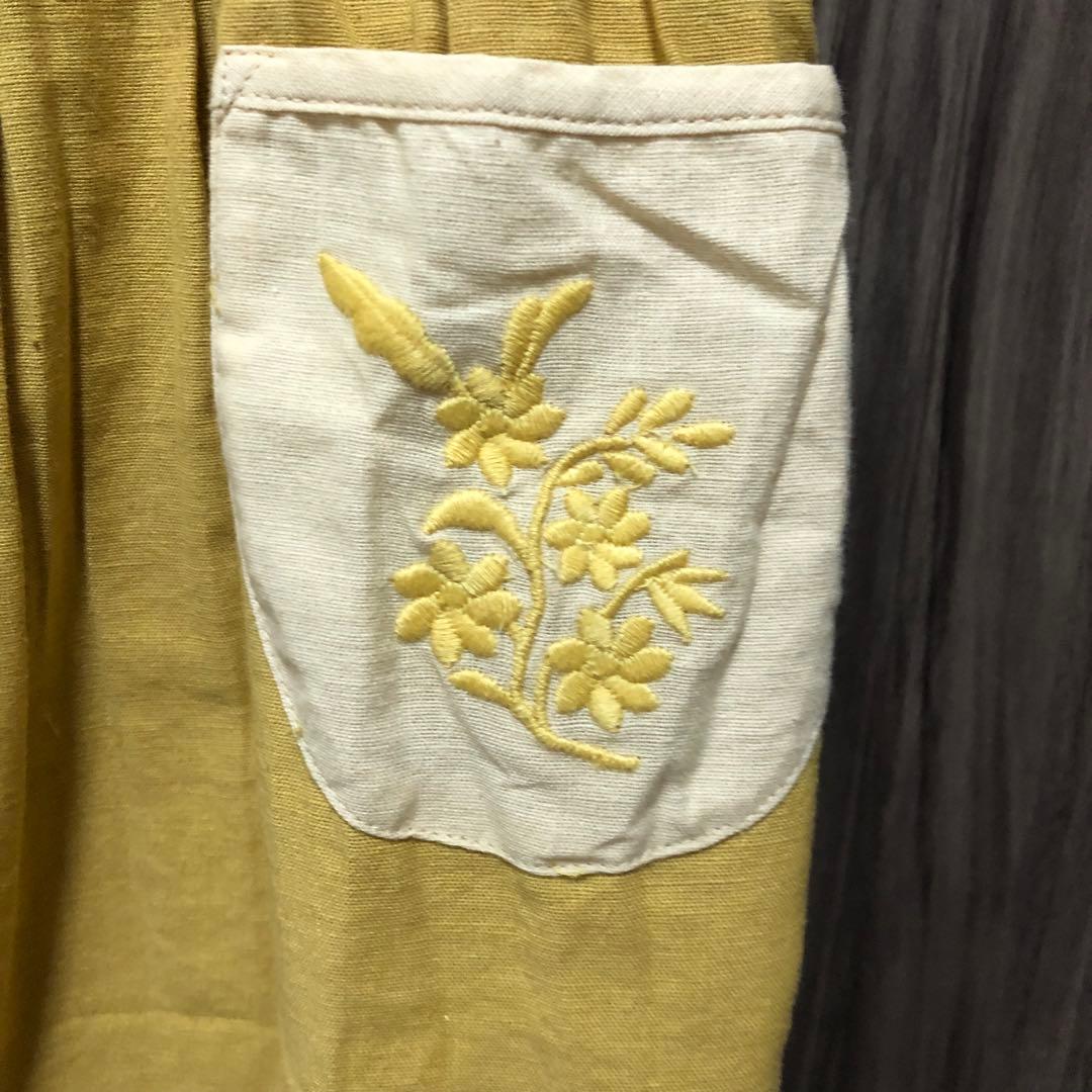 ワンピース apolina / Bibi Panelled Pinafore - Honey