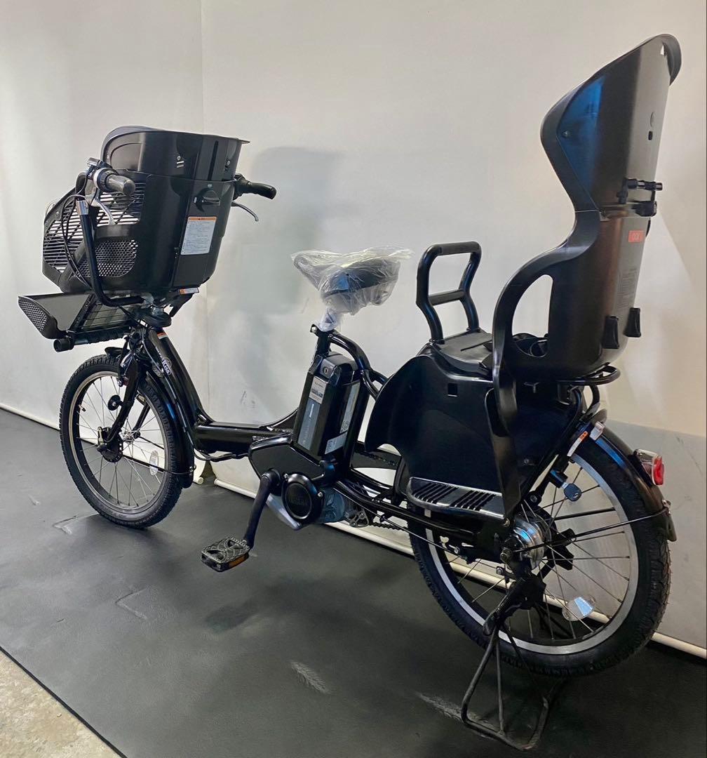 1年保証 ヤマハ　パスキッス　20インチ　子供乗せ　黒色　電動アシスト自転車