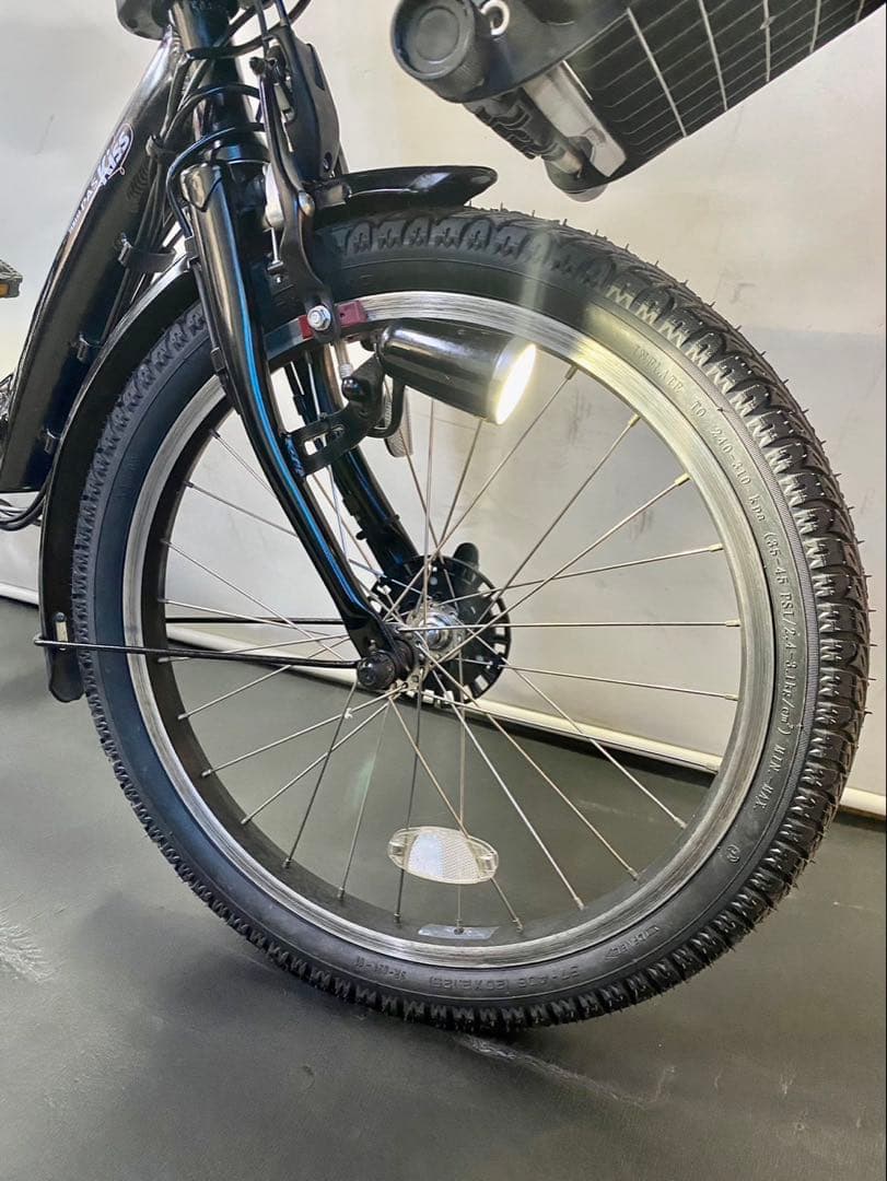 1年保証 ヤマハ　パスキッス　20インチ　子供乗せ　黒色　電動アシスト自転車