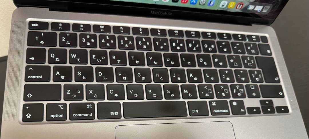 MacBook Air M1 16GB 512GB 充放電57 バッテリー86%