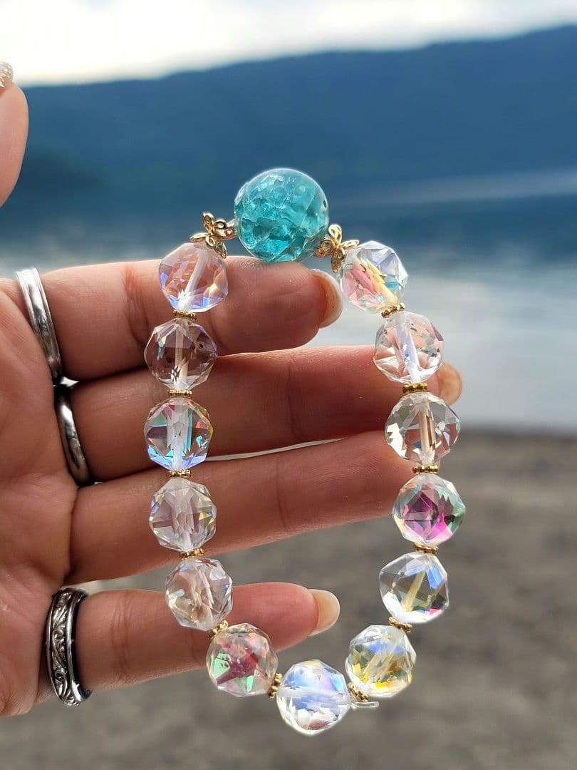 名前記載魂入れ願い事言霊オルゴブレスレット