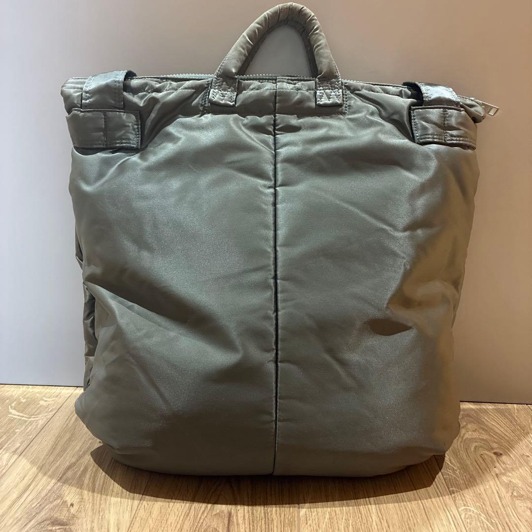 PORTER タンカー ヘルメットバッグ セージグリーン A4 大容量