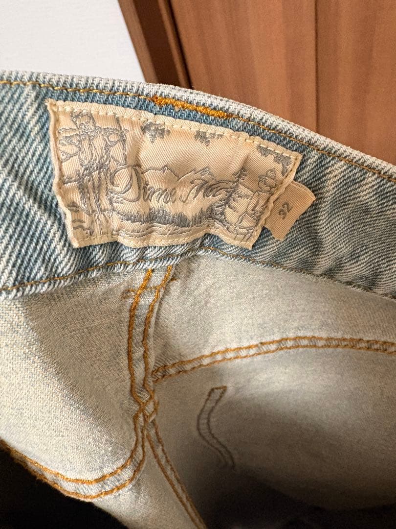 Dimeブルーバギーデニム　スカイブルー