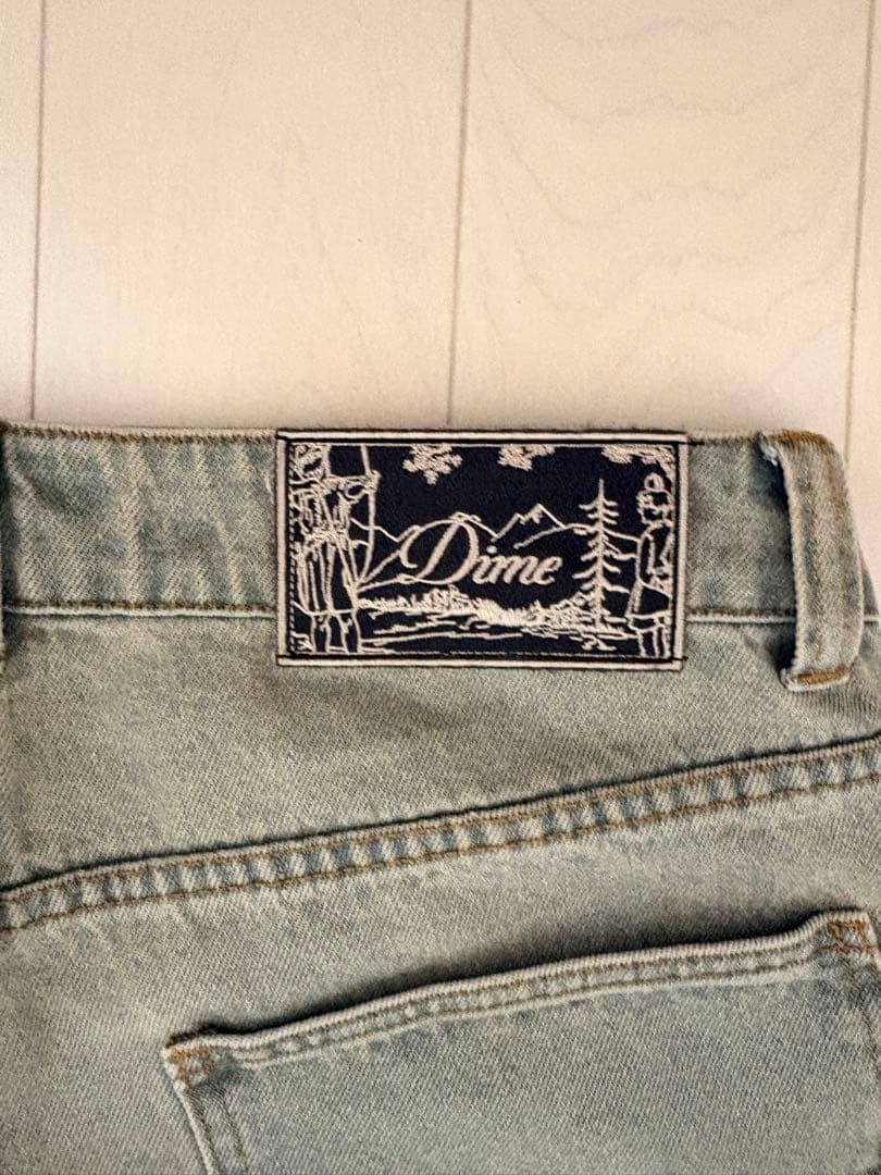 Dimeブルーバギーデニム　スカイブルー