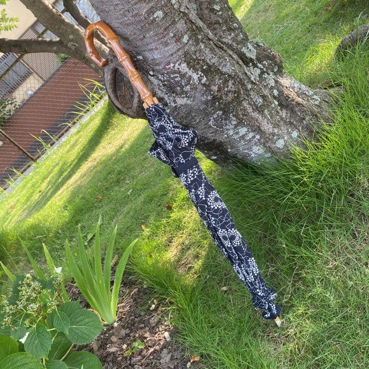 音の絵〜雨の花 日傘【ハンドメイド】