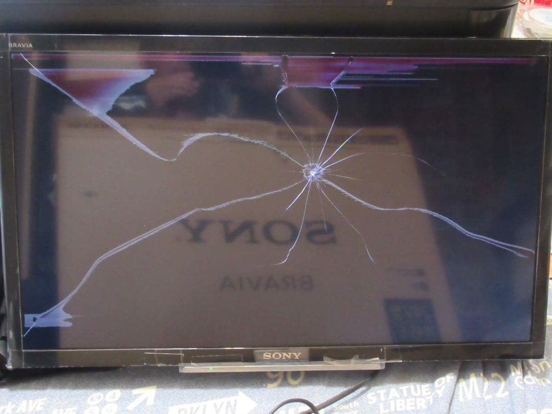 【ジャンク・元払い・匿名配送】BRAVIA KJ-24W450E 2020年