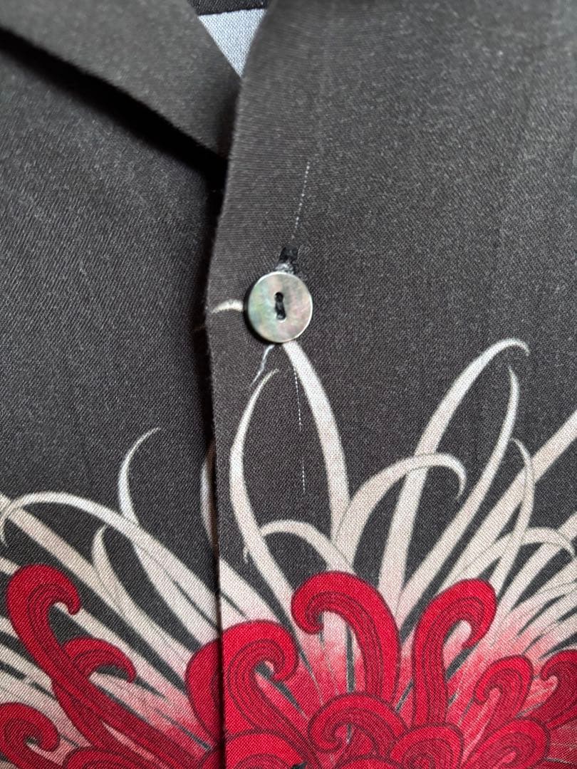 GAKKIN × BUDSPOOL 日章菊 HAWAIIAN SHIRT