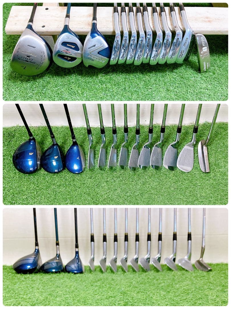 M1 ミズノ　初心者オススメ　ゴルフ　クラブセット　メンズ　13本