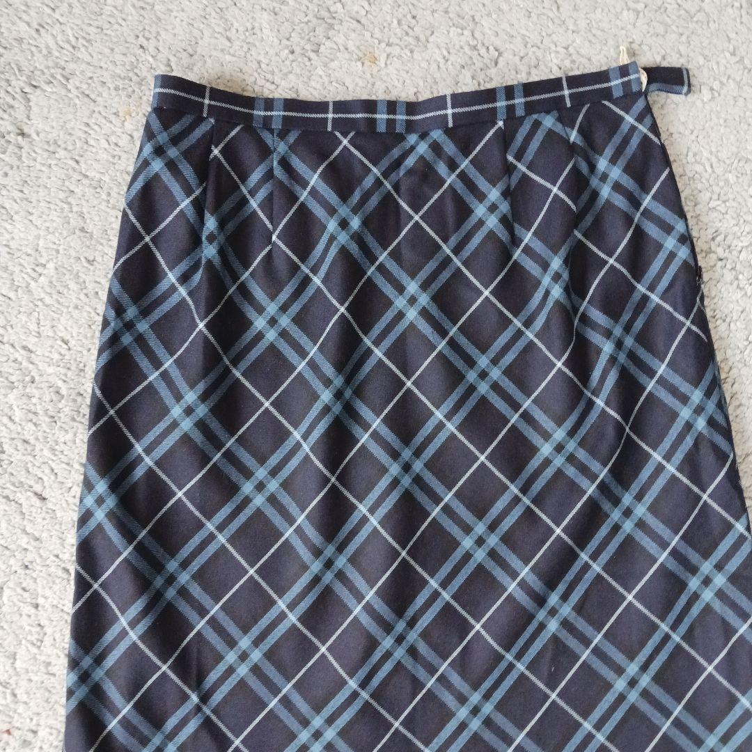 美品　バーバリーロンドン ノバチェック ロングスカート15号