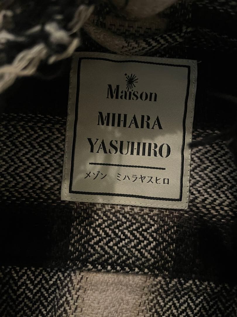 期間限定値下げ☆ミハラヤスヒロ ネルシャツ チェックシャツ