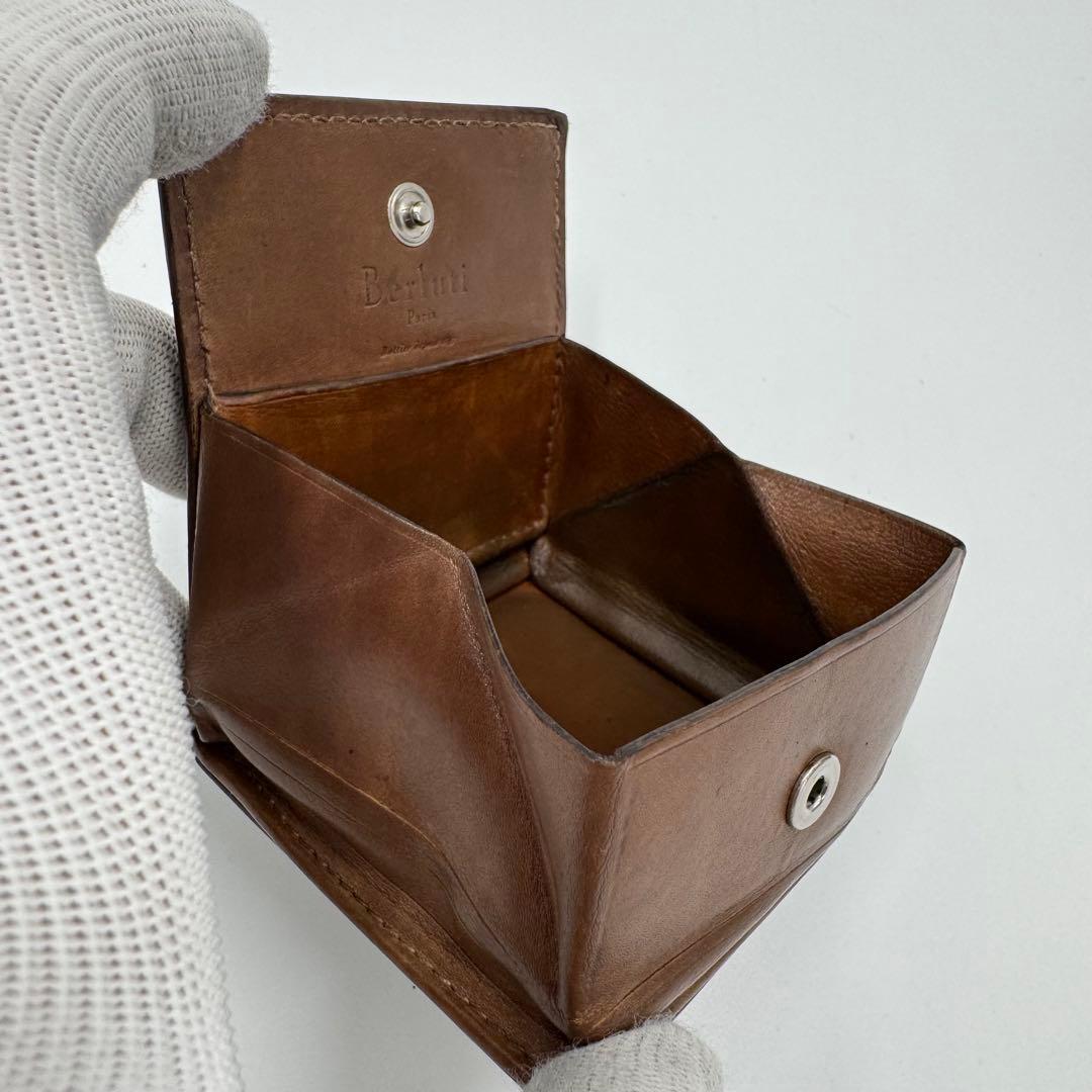 ベルルッティ カリグラフィ レザー ケース 小銭入れ シリアルあり