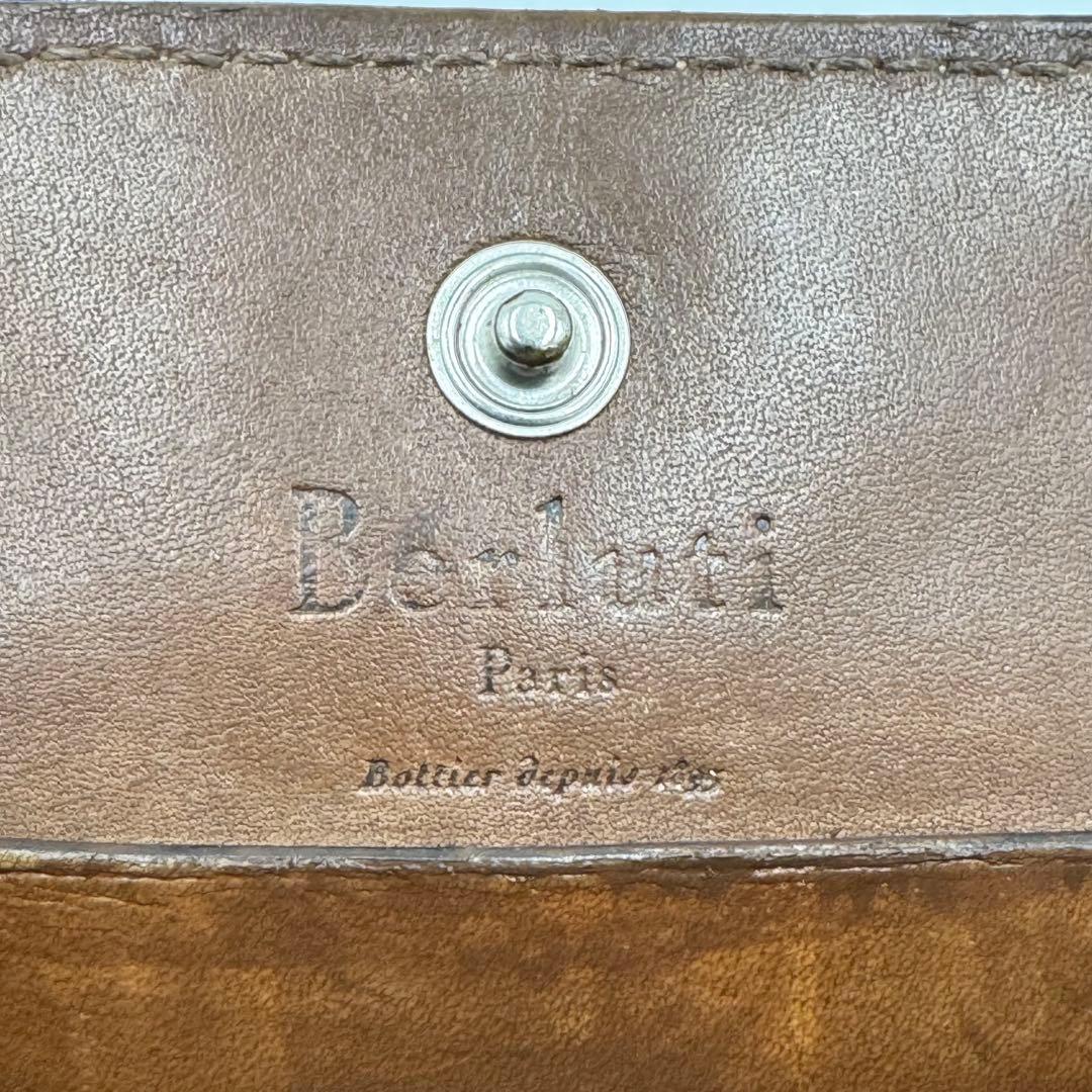 ベルルッティ カリグラフィ レザー ケース 小銭入れ シリアルあり