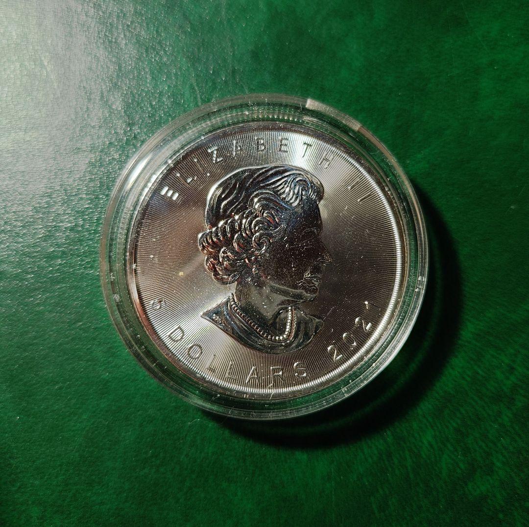 カナダ 銀メープルリーフ 2021年 1オンス