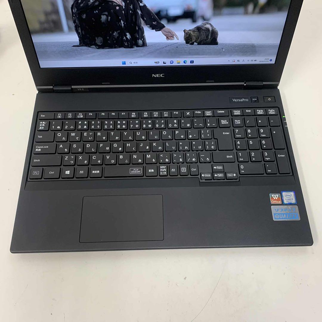 Windowsノート本体 #878 NEC VersaPro VX-6 i5-8365U 8GB 256G